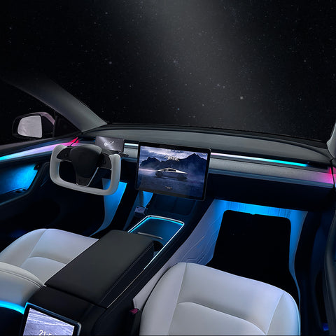 Multi Dynamic Ambient Light Kits for Tesla Model 3 Y