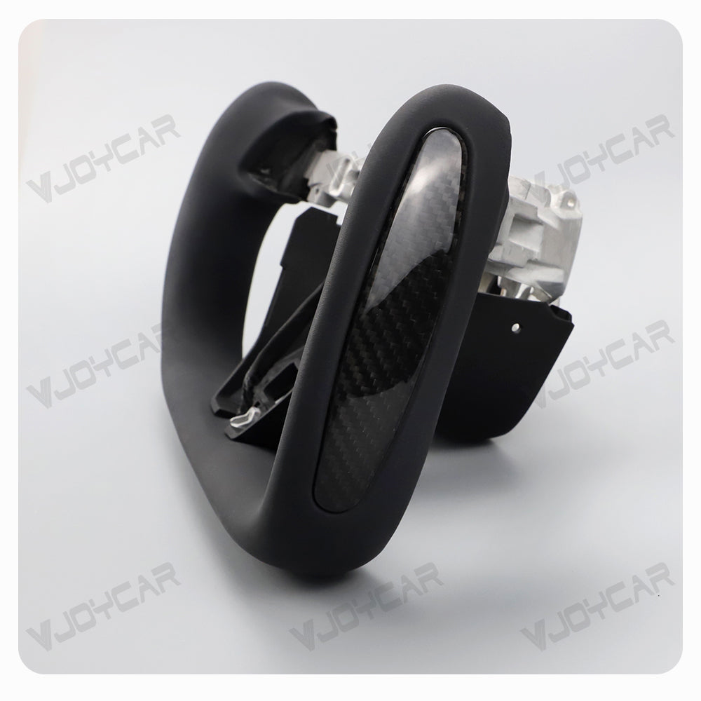 New Tesla Model Y juiper Model 3 highland Yoke Steering Wheel 350mm Side Carbon Fiber Details