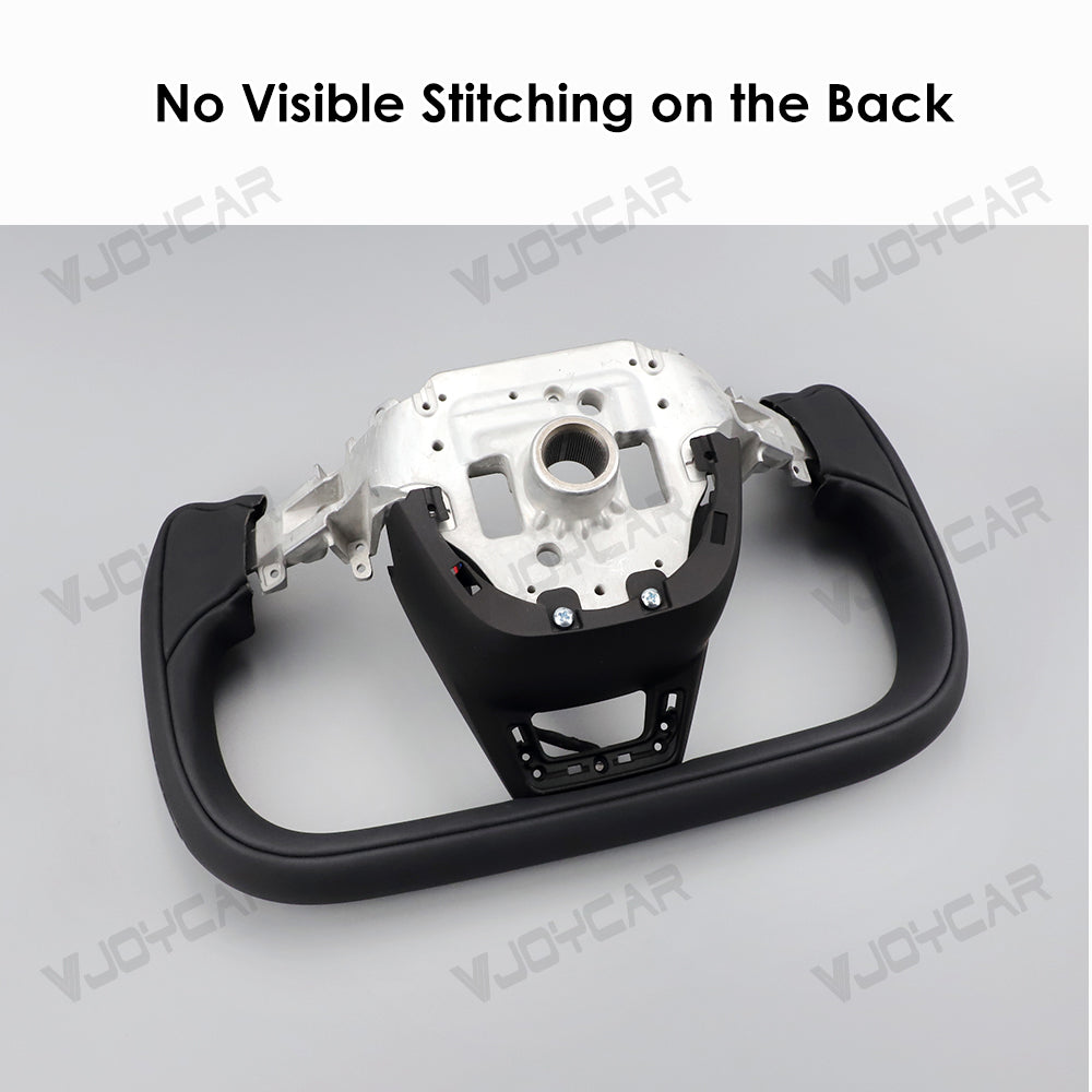 New Tesla Model Y juiper Model 3 highland Yoke Steering Wheel Back Details