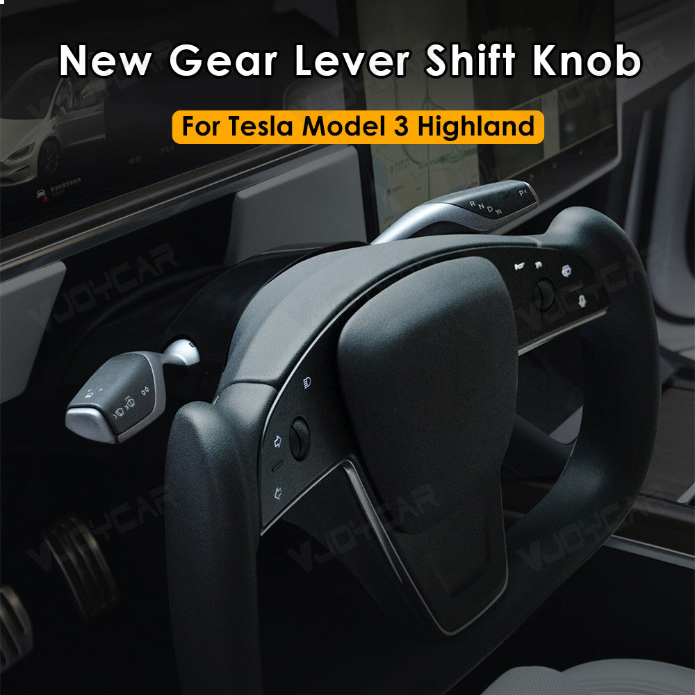 New Physical Button Turning Stalks Handle Gear Lever Shifter for Tesla 3 Highland Model X Model S