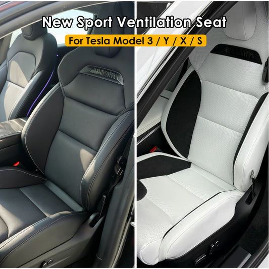 New Model Y 3 X S for Tesla Sports Seats Retrofit Ventilated Fan Pre-install Cushion Foam Heating Cable Italy Alcantara