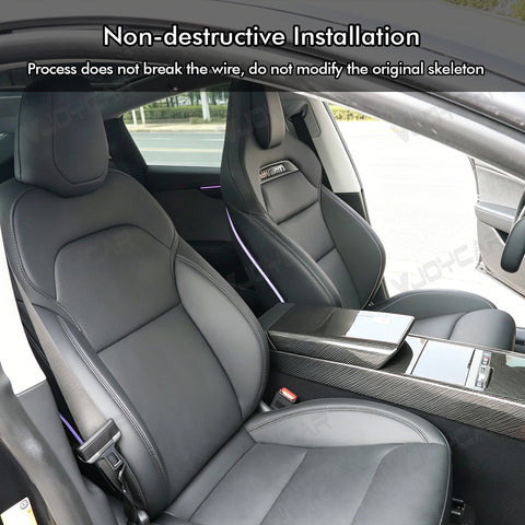 New Model Y 3 X S for Tesla Sports Seats Retrofit Ventilated Fan Pre-install Cushion Foam Heating Cable Italy Alcantara