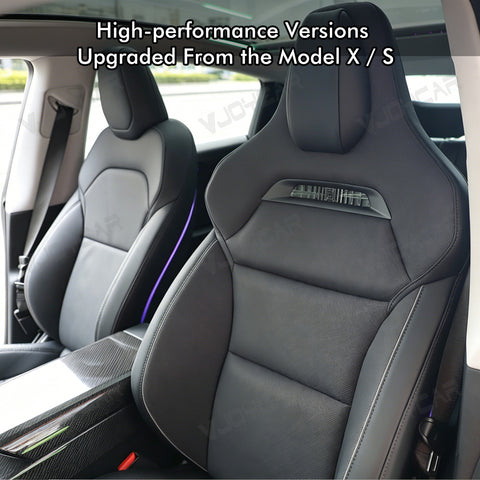 New Model Y 3 X S for Tesla Sports Seats Retrofit Ventilated Fan Pre-install Cushion Foam Heating Cable Italy Alcantara