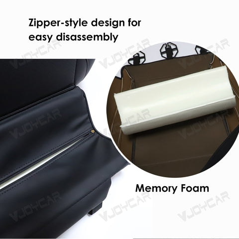 For Tesla Model 3 / Y / 3 Highland / Y Juniper New Upgrade Nappa Leather Full Surround Seat Cushion Cover with Extended Leg Support