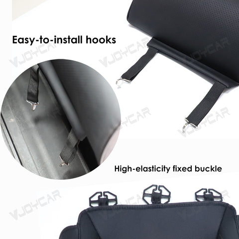 For Tesla Model 3 / Y / 3 Highland / Y Juniper New Upgrade Nappa Leather Full Surround Seat Cushion Cover with Extended Leg Support