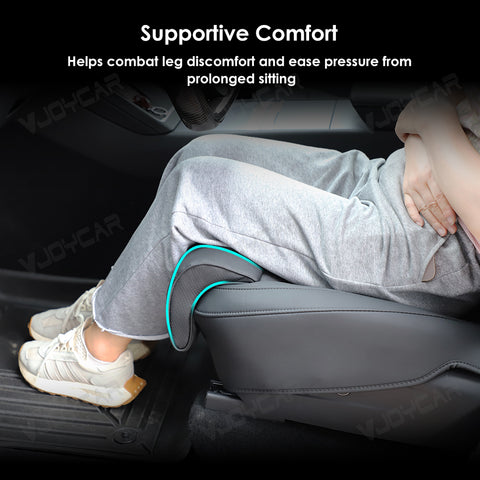 For Tesla Model 3 / Y / 3 Highland / Y Juniper New Upgrade Nappa Leather Full Surround Seat Cushion Cover with Extended Leg Support