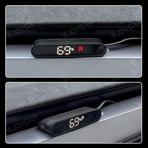New Upgrade Tesla Model Y Juniper Model 3 Highland Smart Mini HUD Display Cluster Dashboard Gauge Screen Turning Signal Gear Position Battery Lever