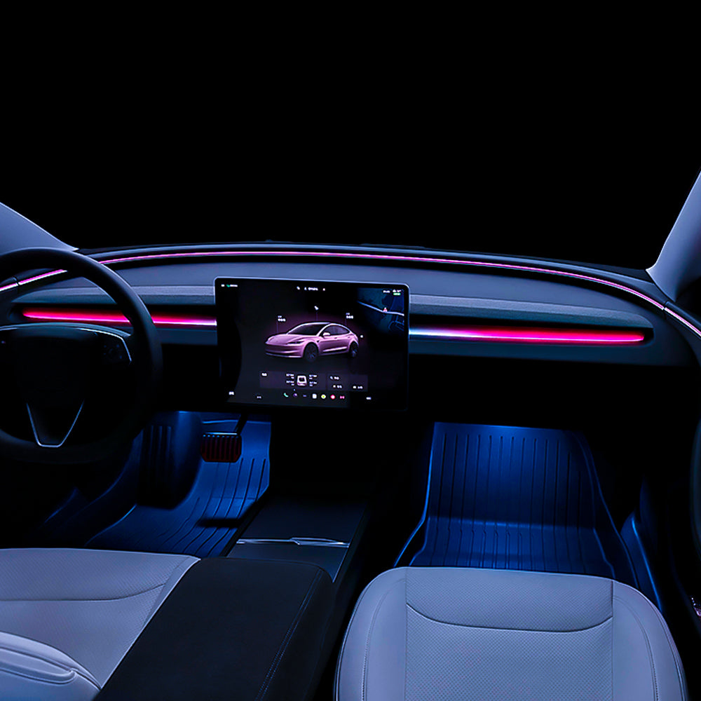 New Dynamic Ambient Light for Tesla Model 3 Highland