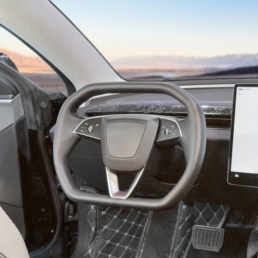 New for Tesla Model Y Juniper Cybertruck Hexagon Yoke Steering Wheel