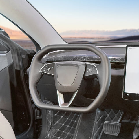 New for Tesla Model Y Juniper Cybertruck Hexagon Yoke Steering Wheel