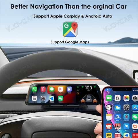 Newest Gen3 9.66 inches Instrument Display for Tesla New Model Y Juniper Dashboard with Air Outlet for All Tesla Model 3 Y