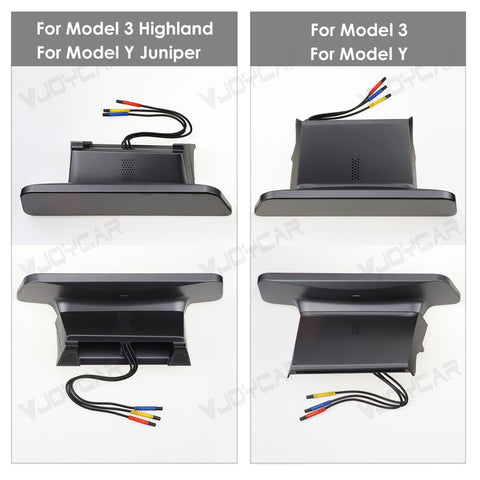 Newest Gen3 9.66 inches Instrument Display for Tesla New Model Y Juniper Dashboard with Air Outlet for All Tesla Model 3 Y