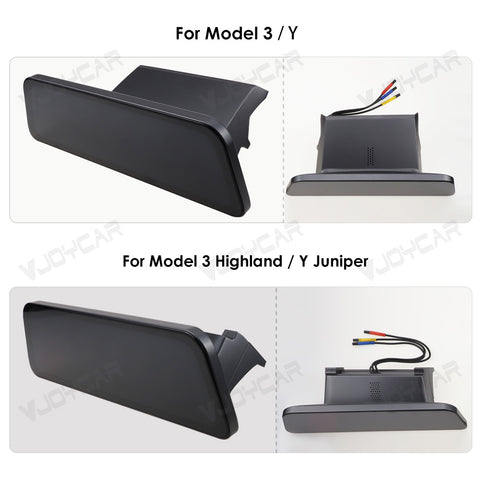 Newest Gen3 9.66 inches Instrument Display for Tesla New Model Y Juniper Dashboard with Air Outlet for All Tesla Model 3 Y