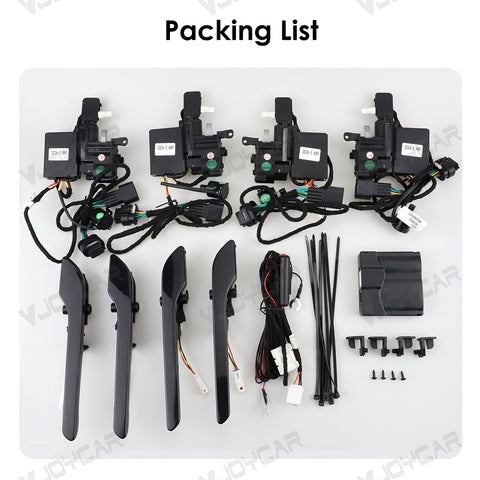 New Upgrade for Tesla Auto Door Handle Wireless Install Multi-contact Pop Up Colorful LED Panel