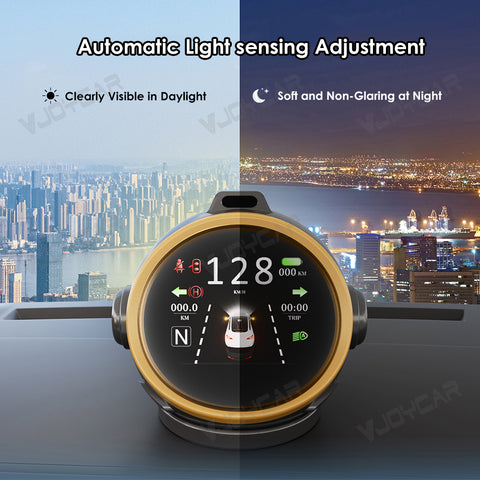 New Smart Dashboard Display HUD Gauge Robot Design Digital Speedometer Gesture Recognition for Tesla Model 3 / 3 Highland / Y / Y Juniper