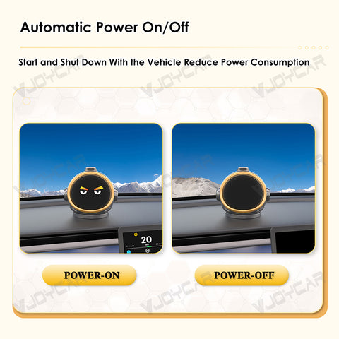 New Smart Dashboard Display HUD Gauge Robot Design Digital Speedometer Gesture Recognition for Tesla Model 3 / 3 Highland / Y / Y Juniper