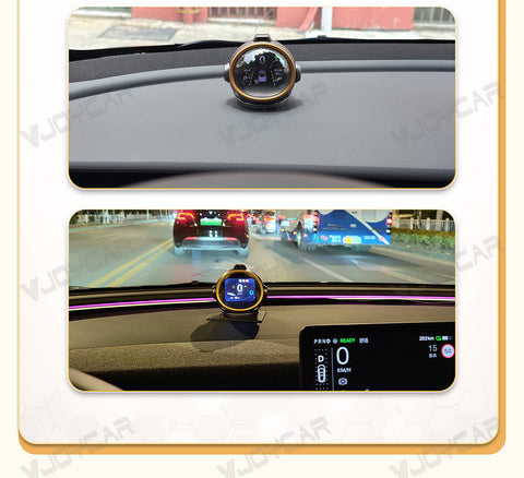 New Smart Dashboard Display HUD Gauge Robot Design Digital Speedometer Gesture Recognition for Tesla Model 3 / 3 Highland / Y / Y Juniper