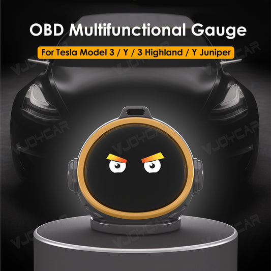 New Smart Dashboard Display HUD Gauge Robot Design Digital Speedometer Gesture Recognition for Tesla Model 3 / 3 Highland / Y / Y Juniper