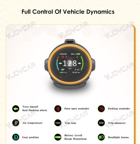 New Smart Dashboard Display HUD Gauge Robot Design Digital Speedometer Gesture Recognition for Tesla Model 3 / 3 Highland / Y / Y Juniper