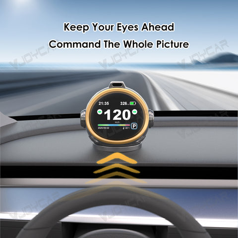 New Smart Dashboard Display HUD Gauge Robot Design Digital Speedometer Gesture Recognition for Tesla Model 3 / 3 Highland / Y / Y Juniper