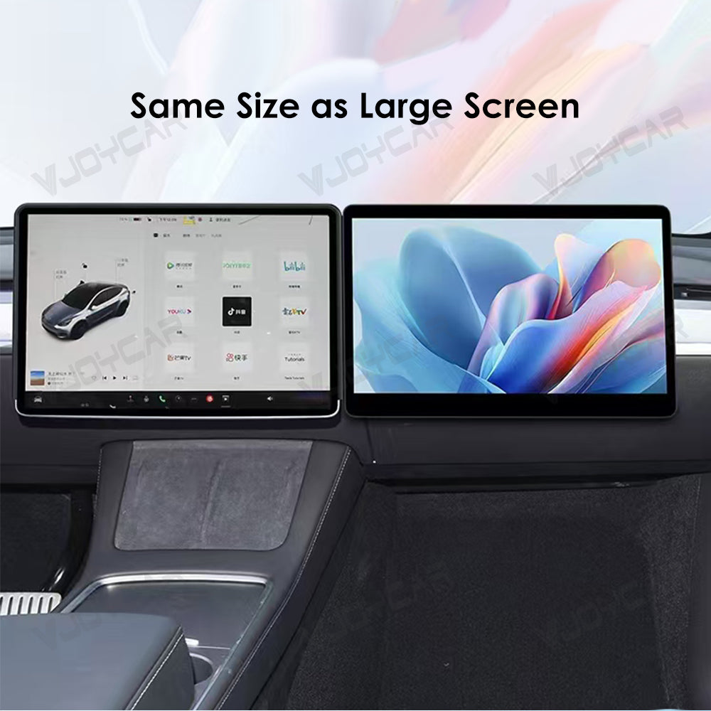 VJOYCAR 2024 New Tesla Accessories 15.6" Touch Screen Front Passenger Screen Entertainment Display for Model 3 Model Y