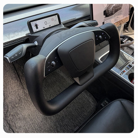 New Pre-installed Universal Yoke Steering Wheel for Tesla Model 3 / Y / 3 Highland / Y Juniper 17+ All Years Vehicle