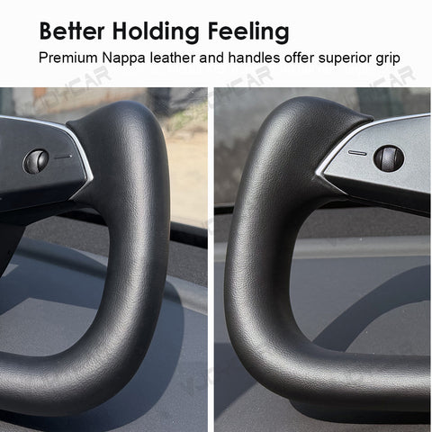 New Pre-installed Universal Yoke Steering Wheel for Tesla Model 3 / Y / 3 Highland / Y Juniper 17+ All Years Vehicle