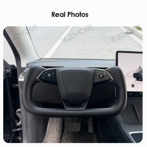New Pre-installed Universal Yoke Steering Wheel for Tesla Model 3 / Y / 3 Highland / Y Juniper 17+ All Years Vehicle