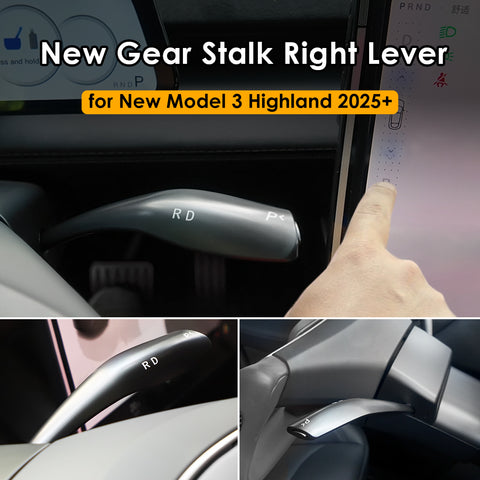 Recovery Smart Shifter Gear Control Right Stalk for New Tesla Model 3 Highland 2025.8 + With Turning Signal Left Stalk