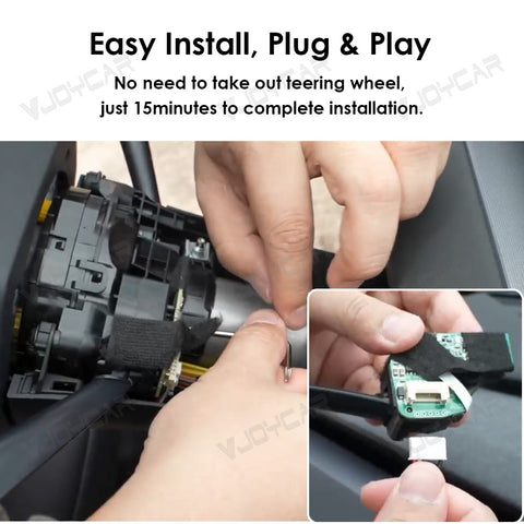 Recovery Smart Shifter Gear Control Right Stalk for New Tesla Model 3 Highland 2025.8 + With Turning Signal Left Stalk