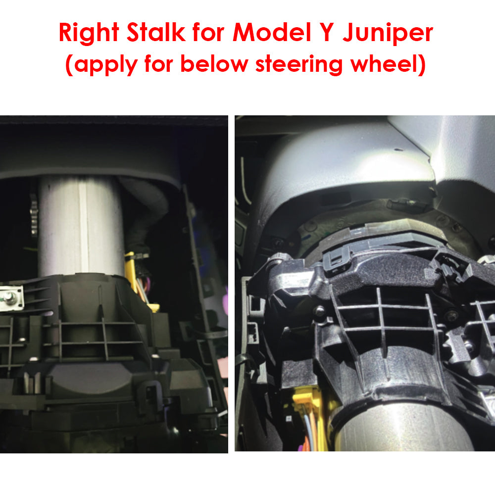 2025+ New Tesla Model Y Juniper Turning Signal Gear Lever Shifter Stalks Sleeking Right Side Handle