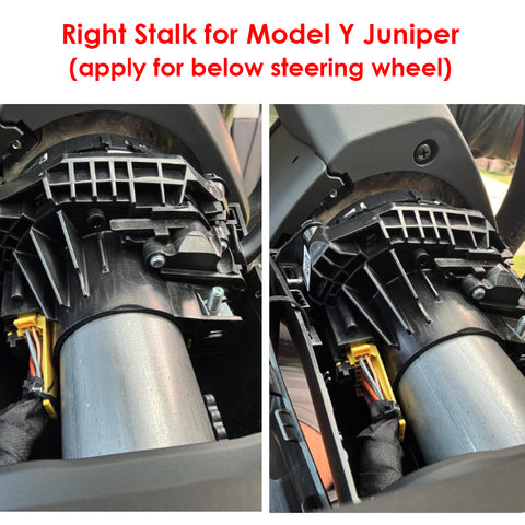 2025+ New Tesla Model Y Juniper Turning Signal Gear Lever Shifter Stalks Sleeking Right Side Handle