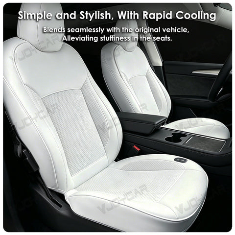 for Tesla Old Model 3 Model Y Seat Upgrade Cushion with Built in Ventilation Fan Auto On/Off