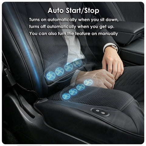 for Tesla Old Model 3 Model Y Seat Upgrade Cushion with Built in Ventilation Fan Auto On/Off