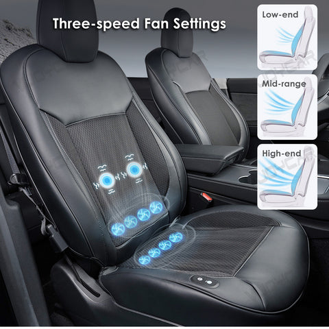 for Tesla Old Model 3 Model Y Seat Upgrade Cushion with Built in Ventilation Fan Auto On/Off