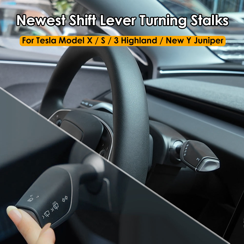 Tesla Model XS 3 Highland용 물리적 버튼 핸들 기어 레버 시프터 키트