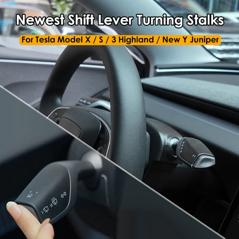 Tesla Model XS 3 Highland용 물리적 버튼 핸들 기어 레버 시프터 키트