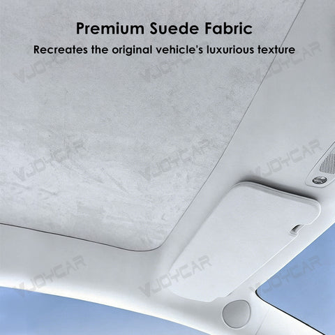 for Tesla Model 3 Highland Y Juniper YL Suede Electrostatic Adsorption Sunshade Roof Easy Installation