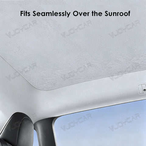 for Tesla Model 3 Highland Y Juniper YL Suede Electrostatic Adsorption Sunshade Roof Easy Installation