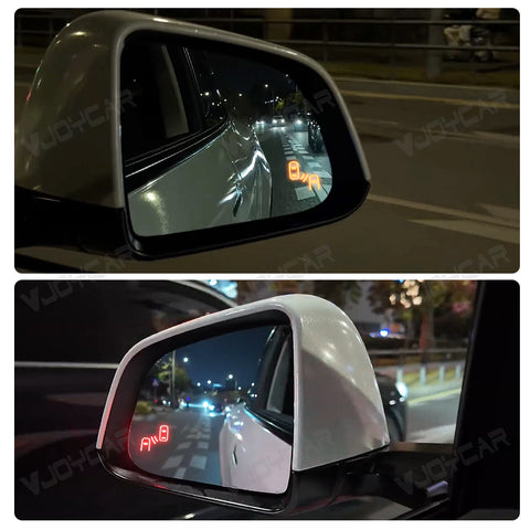 for Tesla Rearview Mirror Smart Blind Spot Detection Sensor Smart Safety Driving
