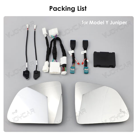 for Tesla Rearview Mirror Smart Blind Spot Detection Sensor Smart Safety Driving