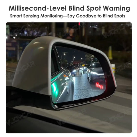 for Tesla Rearview Mirror Smart Blind Spot Detection Sensor Smart Safety Driving
