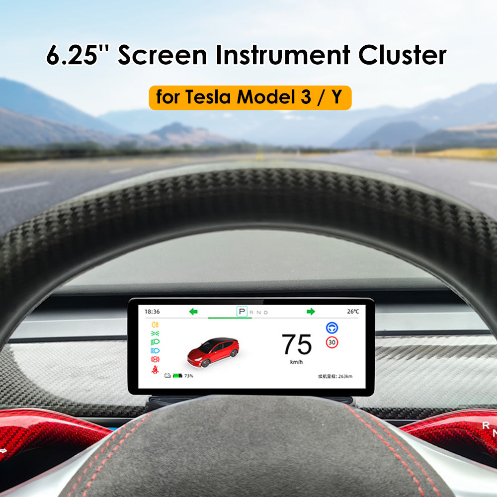 China Factory Offer 6.25 Inch Dashboard Screen for Tesla Model 3 Model Y Accept OEM ODM