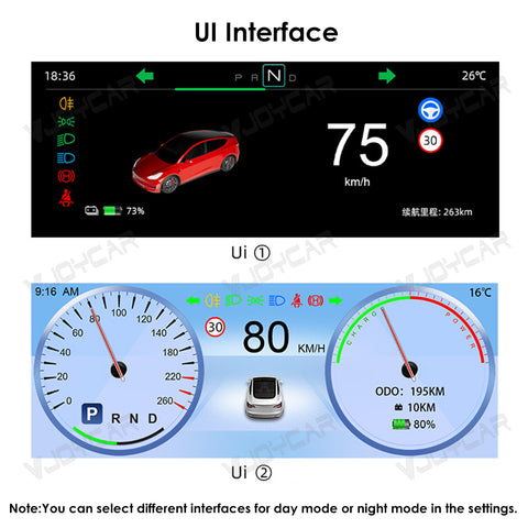 China Factory Offer 6.25 Inch Dashboard Screen for Tesla Model 3 Model Y Accept OEM ODM