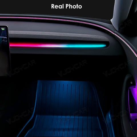 New Ambient Light for Tesla Model 3 Highland Dynamic Atmosphere Light Kit Door Grab Breathing Lamp Air-vent Stream Seat Back LED