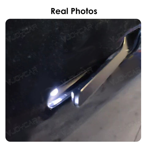 New White LED Electric Auto Door Handle for Tesla Model Y Juniper 3 Highland Keep Original Handles Automatic Pop
