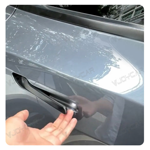 New White LED Electric Auto Door Handle for Tesla Model Y Juniper 3 Highland Keep Original Handles Automatic Pop