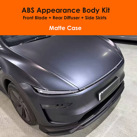for Tesla Model Y 2025+ Juniper Body Part Kit Front Blade Side Skirts Rear Diffuser ABS Appearance