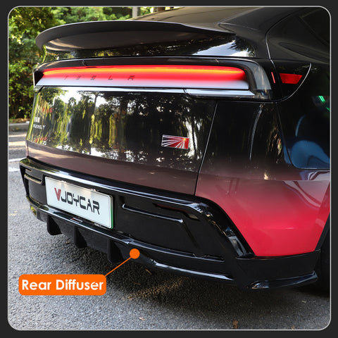 for Tesla Model Y 2025+ Juniper Body Part Kit Front Blade Side Skirts Rear Diffuser ABS Appearance