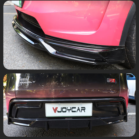 for Tesla Model Y 2025+ Juniper Body Part Kit Front Blade Side Skirts Rear Diffuser ABS Appearance